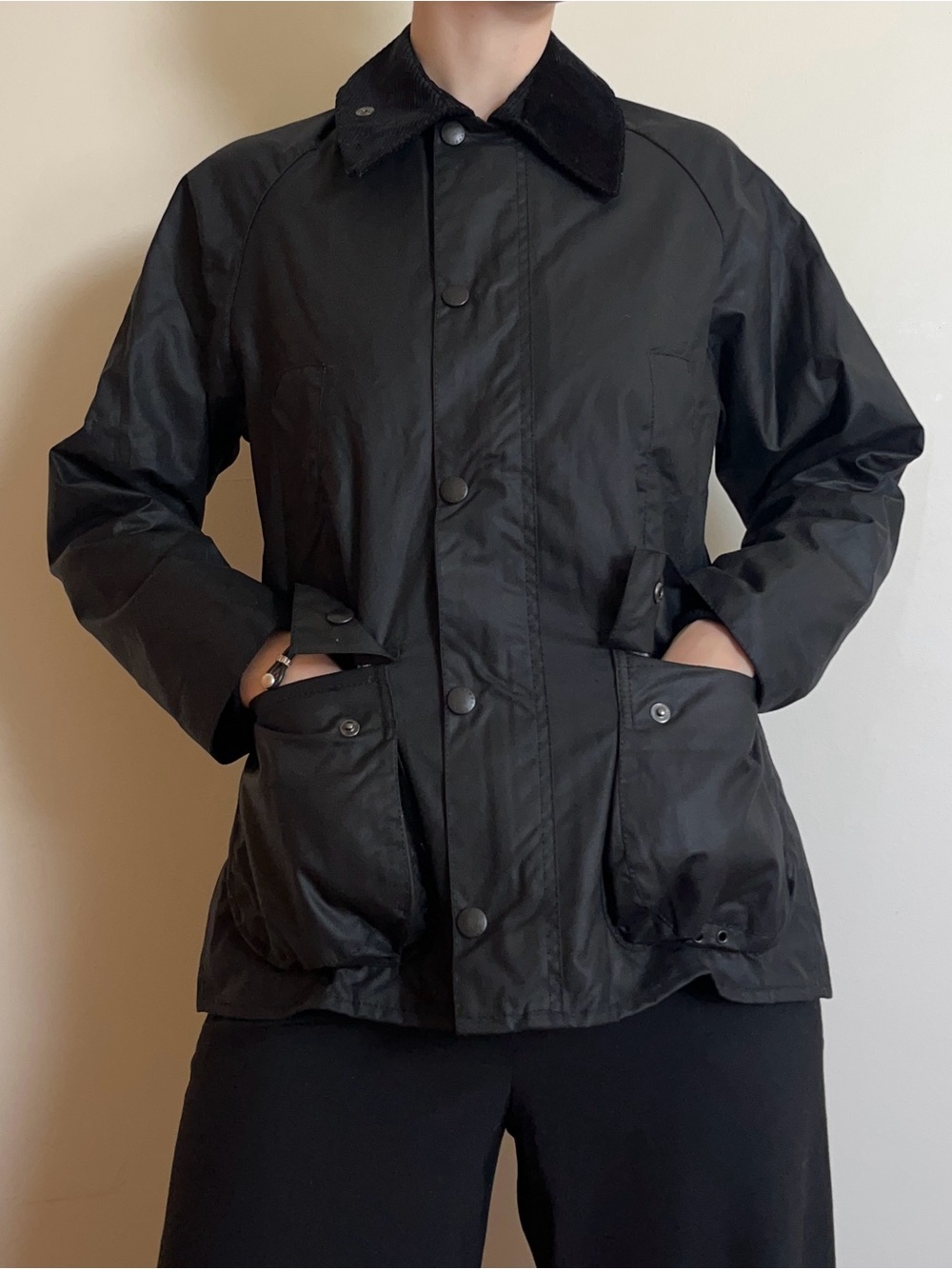 NWT Barbour Bedale Jacket Black size 32